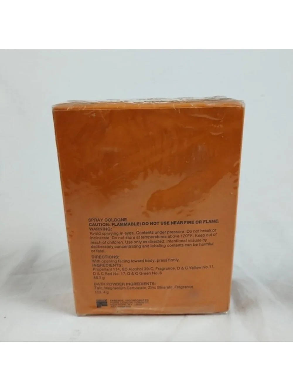 Faberge Tigress Week-End Spray Set 1.7oz Cologne 4oz Bath Powder Shaker